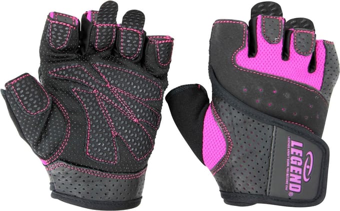Dames Fitness Handschoenen Leder Special Edition Pink L