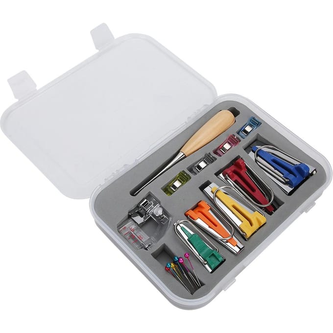 DIY Patchwork Quilting Tool Multifunctionele Handgemaakte Tape Maker Zoomklem Naaipriem gray