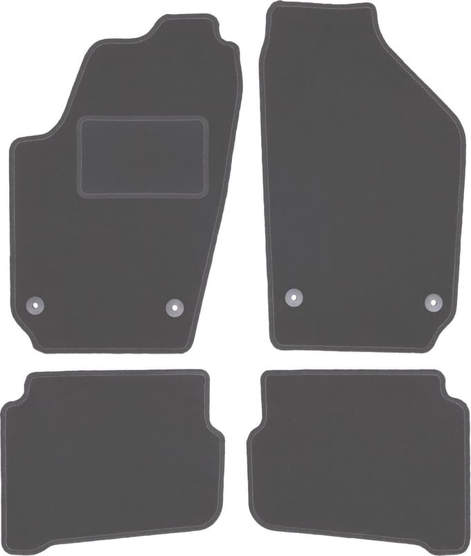 Grafiet automatten voor: Volkswagen Fox hatchback (2005-2011)