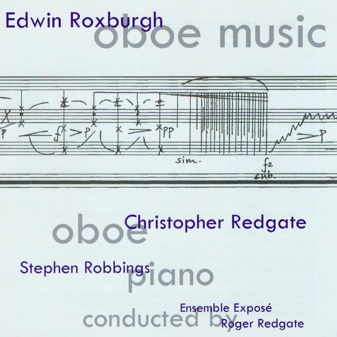 Christopher Redgate - Roxburgh: Music For Oboe (CD)