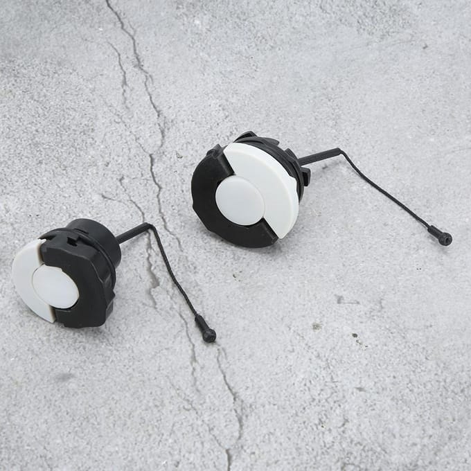 2 Stuks Olie Brandstoftank Dop Deksel Past voor STIHL MS210 MS230 MS250 MS290 MS340 MS360 MS380 Kettingzaag black