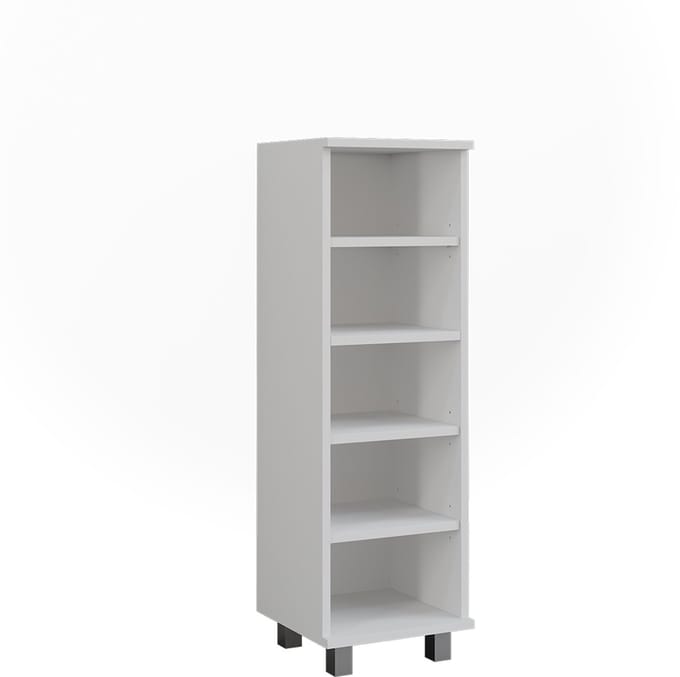 Vicco Ilias Midikast – 30.2 x 95 cm met 5 open vakken Wit