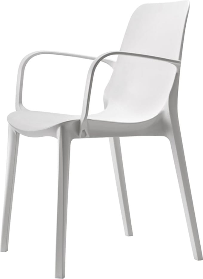 Scab Ginevra stapelbare tuinstoel - Wit