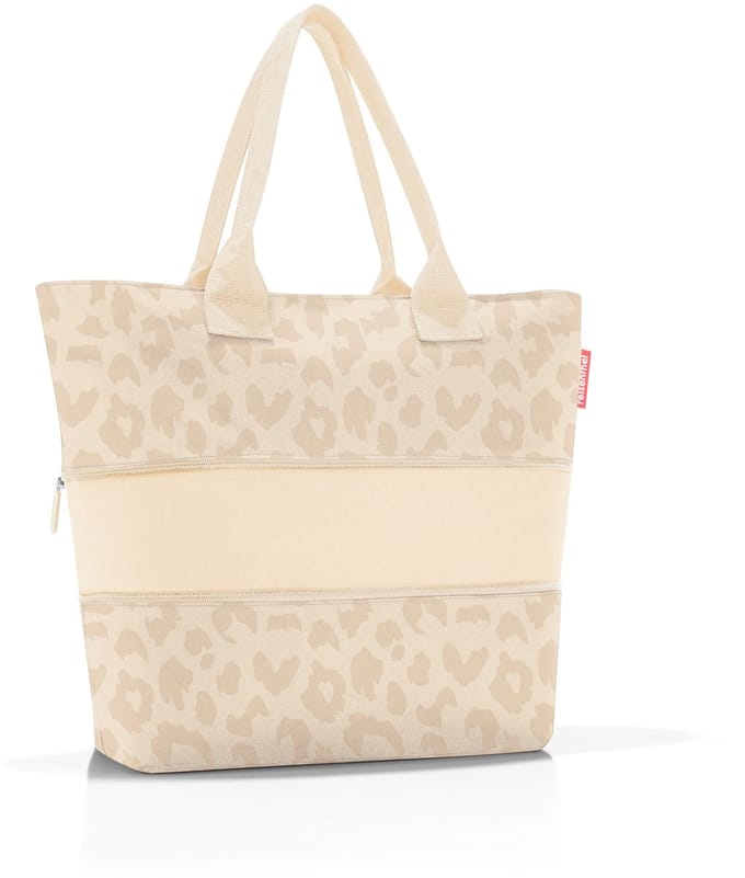 Reisenthel Shopper E1 Shopper Schoudertas - 12L - Leo Vanilla Beige
