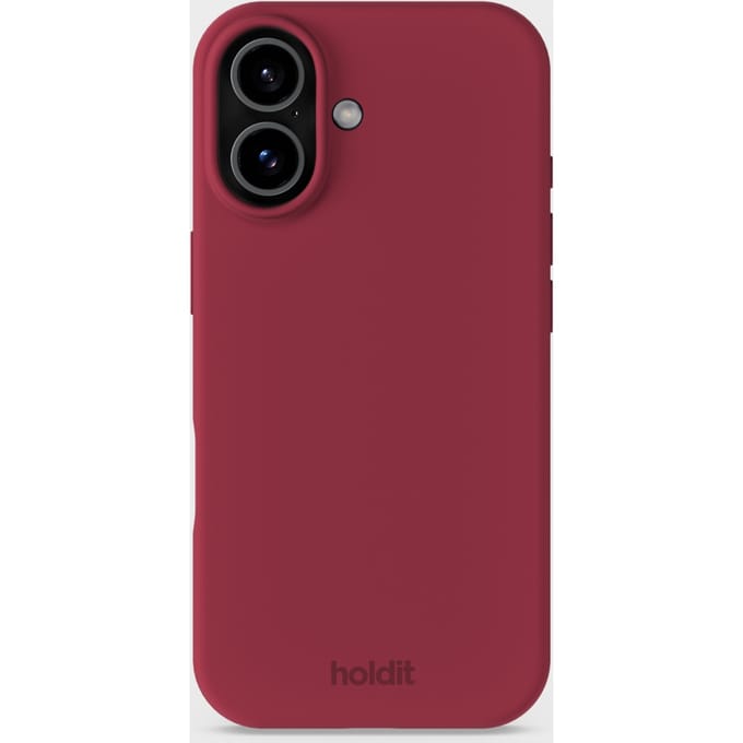 Holdit Silicone Case geschikt voor Apple iPhone 17 - Red Velvet