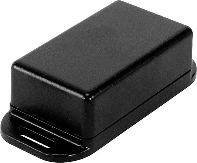 Hammond Electronics 1551WHFLBK – Universele behuizing – 60 x 35 x 22 mm – ABS – Zwart
