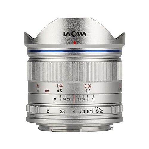 LAOWA 7,5 mm f/2.0 drone  Micro Vier Derde zilver