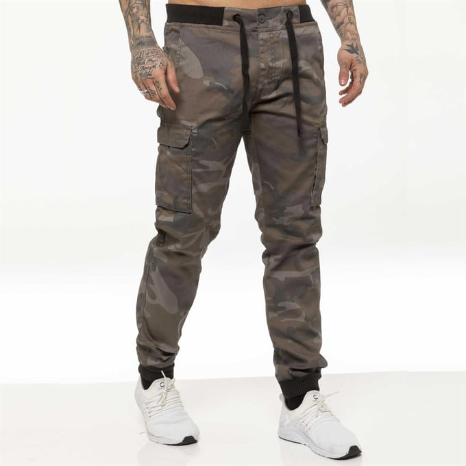 Heren Military Combat Jogger Broek| Enzo Designer Menswear