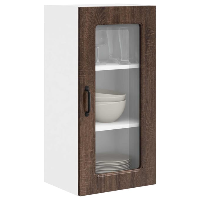 vidaXL - Vaatwasserpaneel - Kalmar - Bruin - Eiken - 40 - x - 31 - x - 80 - cm
