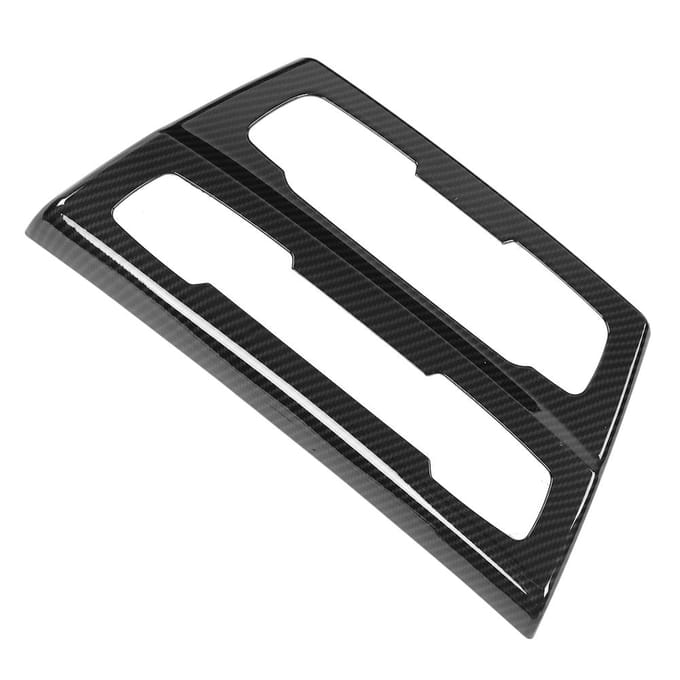 Middenconsole CD Paneel Trim in Koolstofvezel Stijl voor BMW X1 F48 2016 2019 black