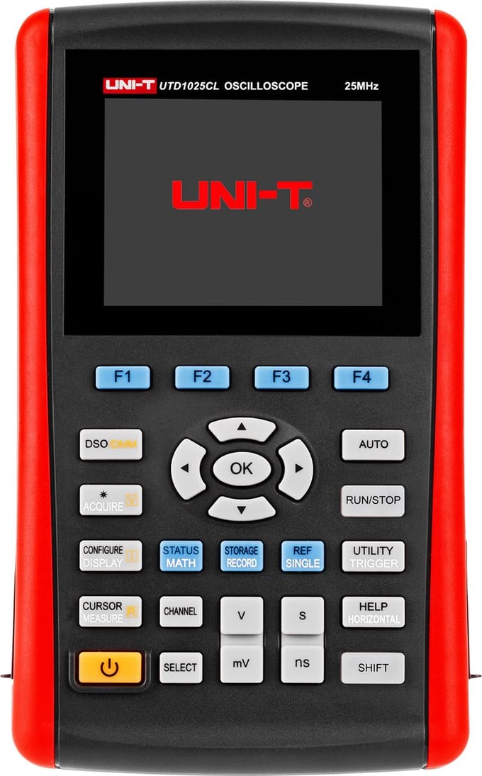 Uni-T UTD1025CL Serie - Digitale Oscilloscoop - 25 MHz - 3,5-Inch TFT LCD - Compact en Mobiel