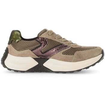 Gabor rollingsoft sensitive 56.996.43 - dames rollende wandelsneaker - Beige - maat 37 (EU) 4 (UK)