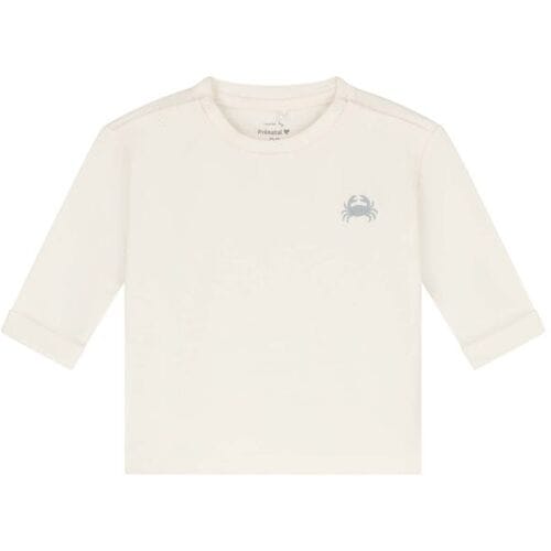 Prénatal newborn shirt - Jongens - Ivoor wit - Maat 62
