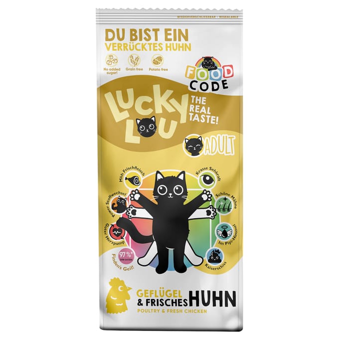 Lucky Lou Adult Gevogelte & Kip - Dubbelpak: 2 x 3 kg