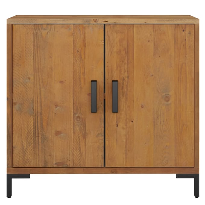 vidaXL - Dressoir - 75x35x70 - cm - massief - grenenhout - bruin