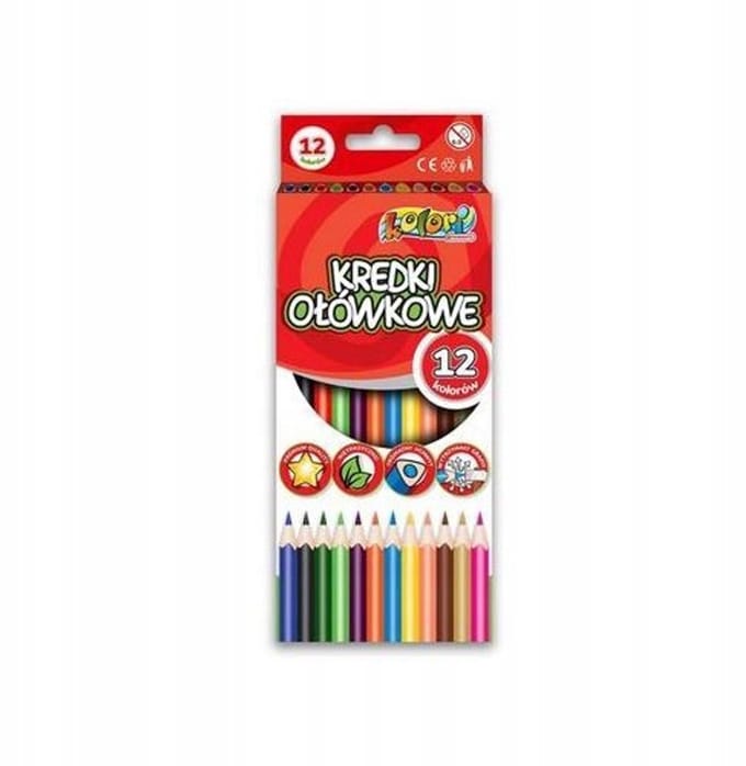 Penmate Kolori Driekantige Kleurpotloden 12 Stuks 48 Kleuren