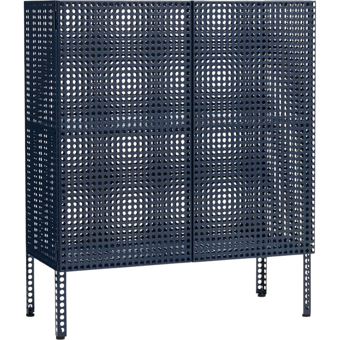 HAY Geperforeerd kabinet - HAYPerforatedCabinetSteelBlue - medium