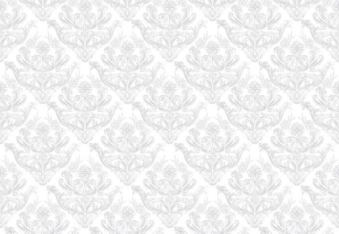 Fotobehang Flowers Floral Pattern | PANORAMIC - 250cm x 104cm | 130g/m2 Vlies