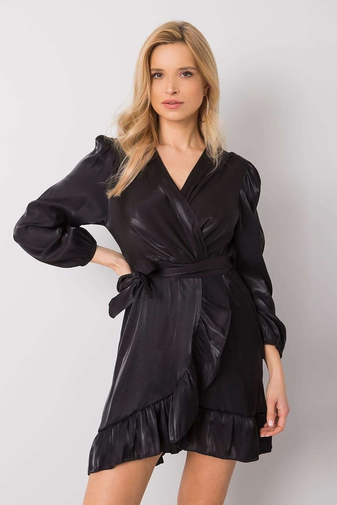 Silky Motion Dress - Schwarz / Einheitsgröße
