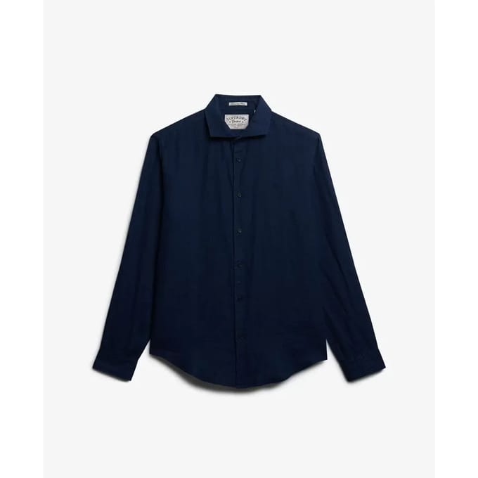 Linnen overhemd met lange mouwen Superdry Riviera