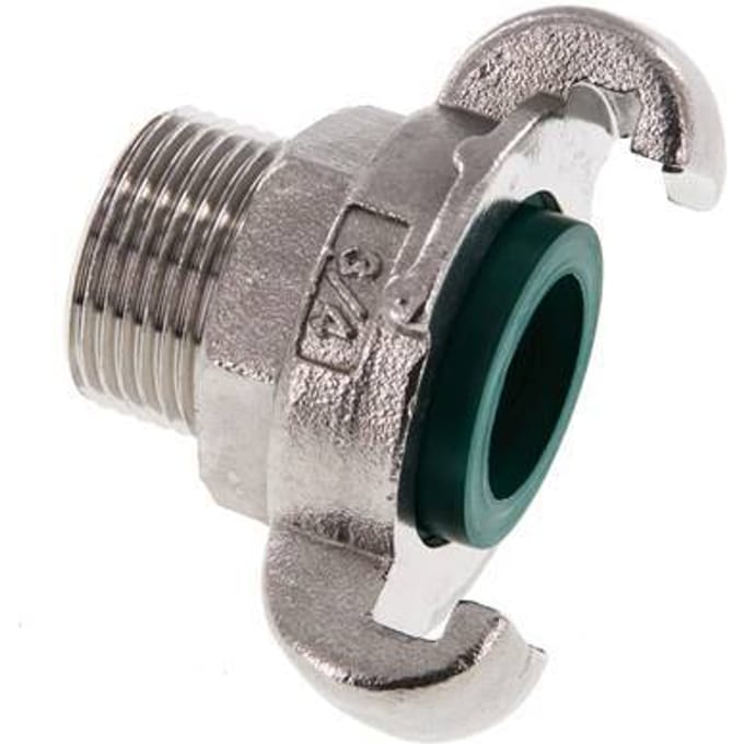 RVS DN 19 DIN 3489 compressor klauwkoppeling - CL42-19-M-SF-034