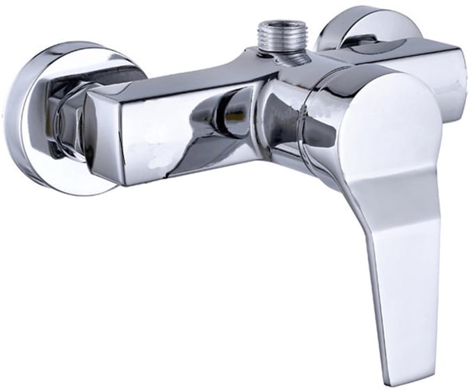 Legering douchemengkraan voor warm en koud water
