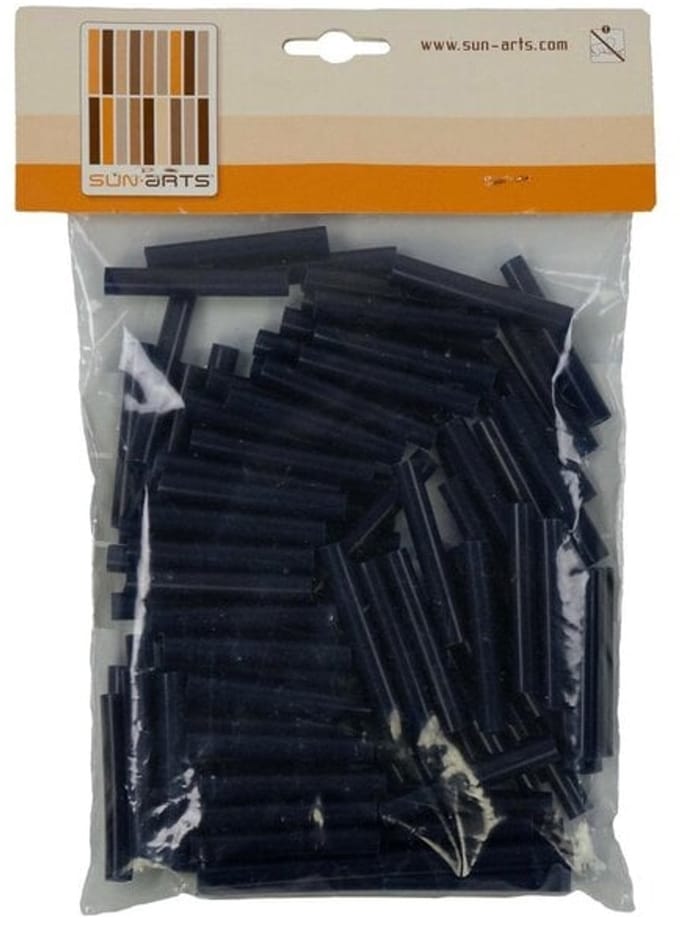 Sun Arts 250 stuks hulzen donkerblauw