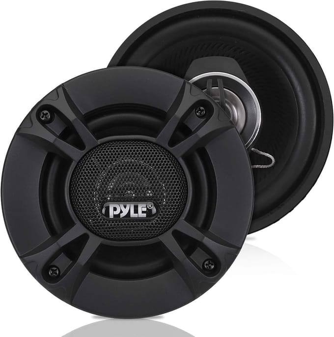 Pyle Autoluidsprekers - 2-Weg Auto Speakers - Coaxiale Luidsprekers - 240 Watt - Set van 2 - Zwart