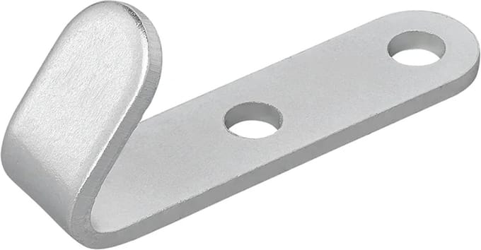 ProPlus Schroefbare metalen haak - veelzijdig en duurzaam - 52 x 13 x 2 mm