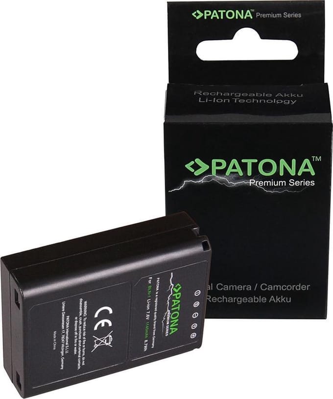 PATONA 1262 oplaadbare batterij/accu Lithium-Ion (Li-Ion) 1140 mAh 7,6 V