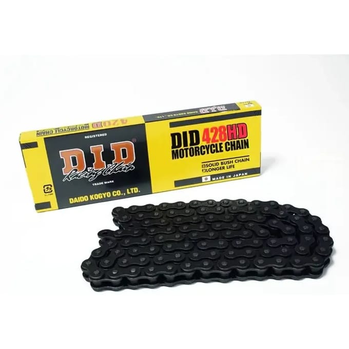 Motorfiets rolketting D.I.D 428Hd(B&B) X 134 Mail. Rj