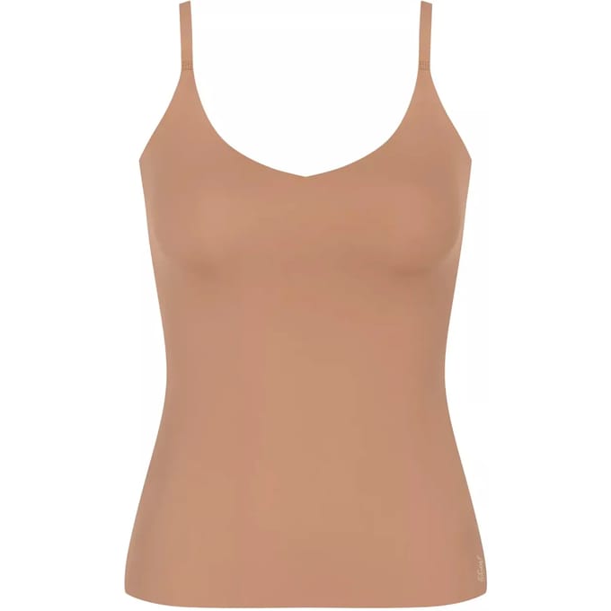 Sloggi Women ZERO Feel 2.0 Spaghetti Top (1-pack) - dames singlet - lichtbruin