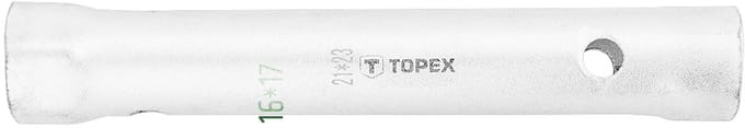 TOPEX Pijpsleutel zeskant 21 en 23 mm