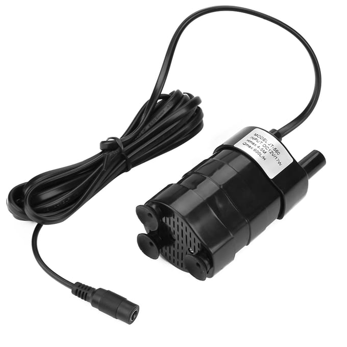 Mini Hoge Opvoerhoogte DC Borstelloze Dompelwaterpomp 12V 20 celsius 90 celsius