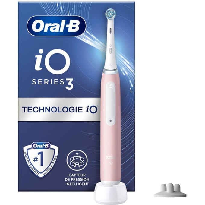 Brosse a Dents Electrique Rose Séries 3s iO avec Chargeur ORAL-B