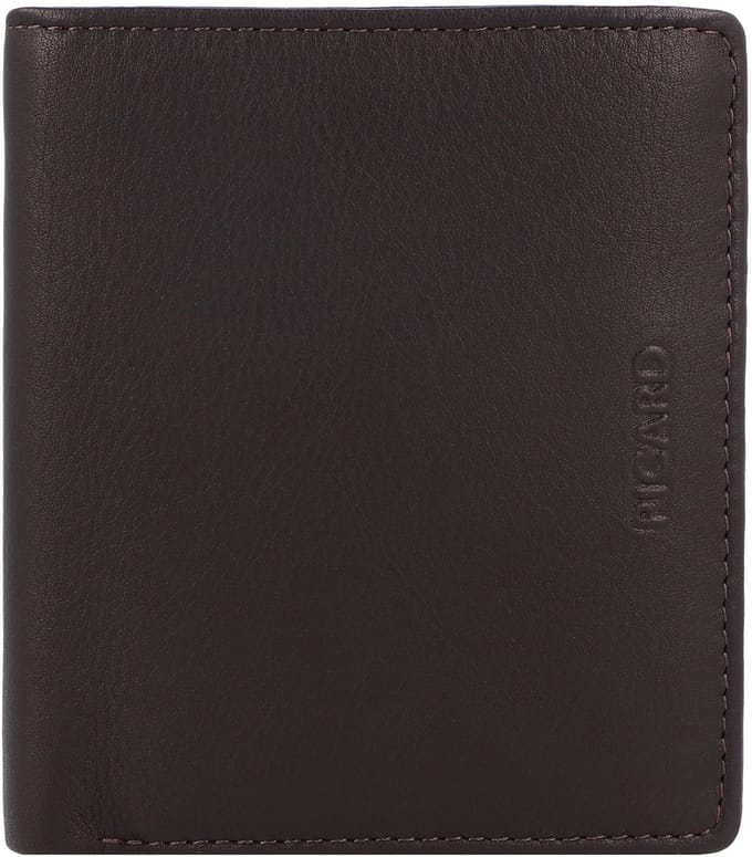 Picard Brooklyn Portemonnee Leer 9 cm - Jongens - Horizontaal - cafe