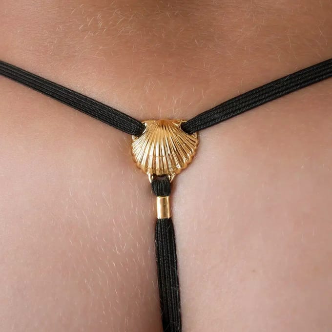 Sylvie Monthulé | G-String en Erotisch Sieraad | Pearl Maat 40