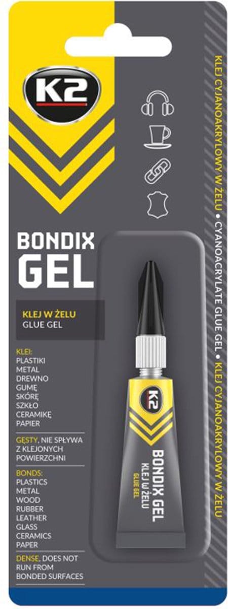 Melle K2 Serie - Cyanoacrylaat Gel Lijm - 3g - Multifunctioneel