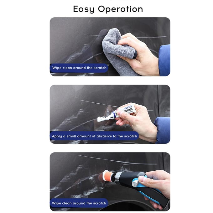 Elektrische USB Oplaadbare Autopoetsmachine Kit Mini Draagbare Auto Slijpen Krasherstel With USB Cable blauw