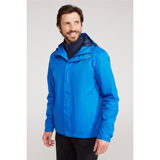 Mountain Warehouse Torrent Waterdichte Jas voor heren (Kobalt)