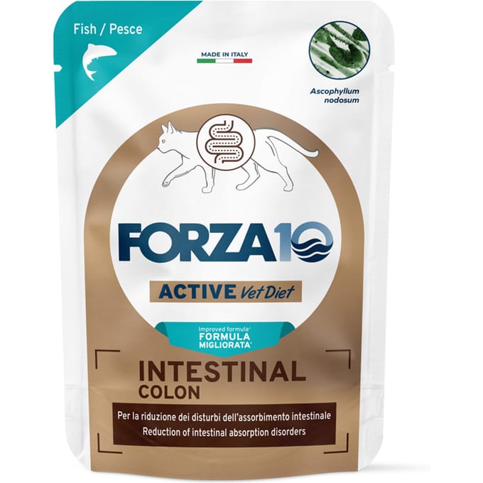 12x80g Forza 10 Intestinal Colon Active Vet Diet witvis nat kattenvoer