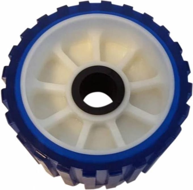 Kimrol blauw - 128x75 mm - 22 mm naafdiameter