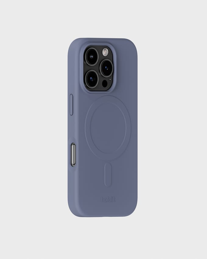 Holdit Soft geschikt voor MagSafe Case geschikt voor iPhone 16 Pro Max - Pacific Blue