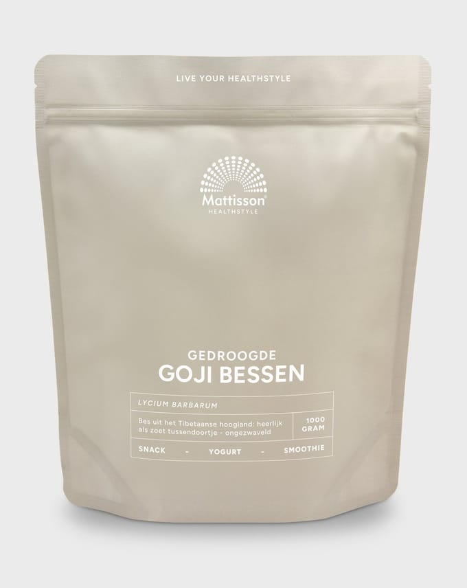 Mattisson - Goji Bessen Gedroogd - Bron van Antioxidanten - 1 Kg