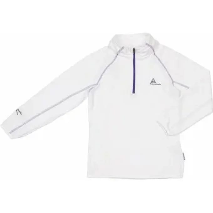 Microfleece sweatshirt met halve rits voor meisjes Peak Mountain Gafine