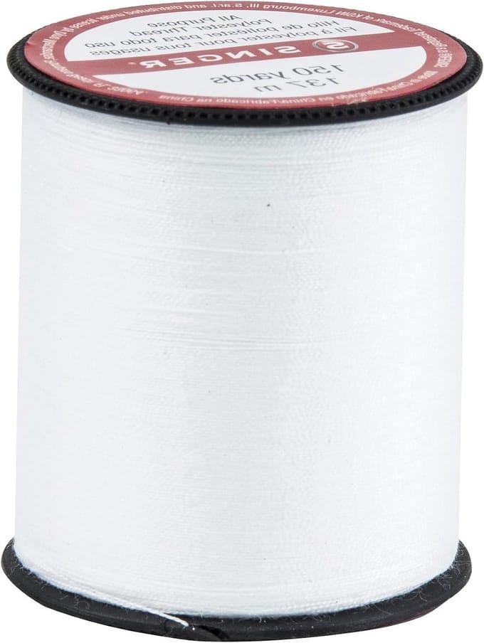 Polyester Garen - Naaidraad - Hand & Machine Naaien - Sterke Grip - 150 Meter - Wit