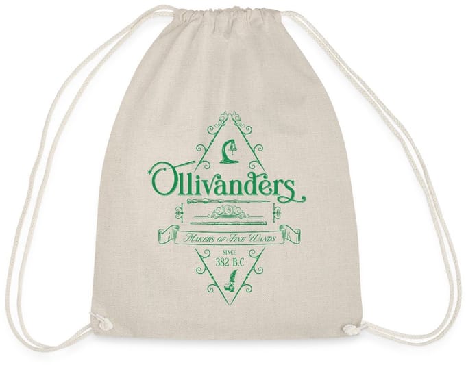 Harry Potter Olivanders Winkel Groen Logo Gymtas