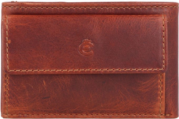 Esquire Dallas Portemonnee RFID Leer 10 cm - Jongens - Horizontaal - braun
