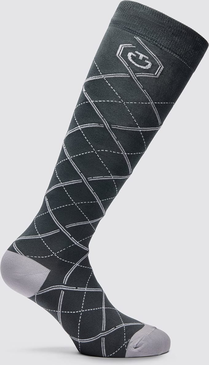 Cavalleria Toscana CT ArGyle II Rijsokken L Grijs