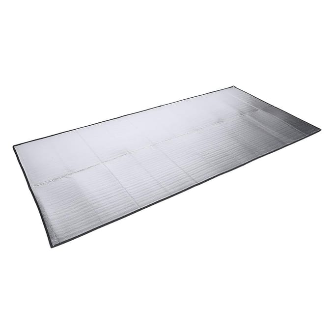 Buiten Opvouwbare Slaap Camping Matras Vochtbestendig Aluminiumfolie EVA Mat 1 x 2m gray